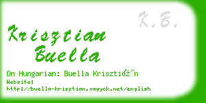 krisztian buella business card